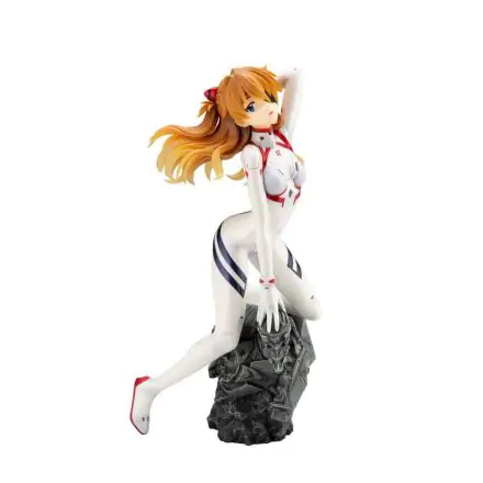 Evangelion 4 PVC Statue 1/6 Asuka Shikinami Langley White Plugsuit Ver. 23 cm product photo