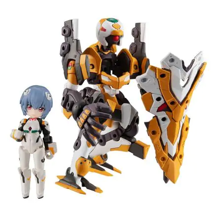 Evangelion Desktop Army Figures Ayanami Rei & Evangelion No. 0 (Kai) 8 - 15 cm product photo