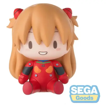 Evangelion: New Theatrical Edition Fuwa Petit Chibi Figure Asuka Plug Suit 8 cm  product photo