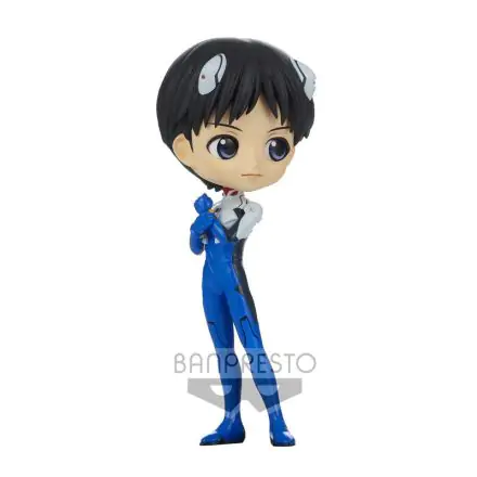 Evangelion: New Theatrical Edition Q Posket Mini Figure Shinji Ikari Plugsuit Style Ver. A 14 cm product photo