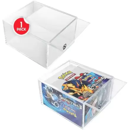Evoretro Acrylic Display Case for Booster Boxes / Elite Trainer Boxes Ver. 1 with Sliding Lid product photo