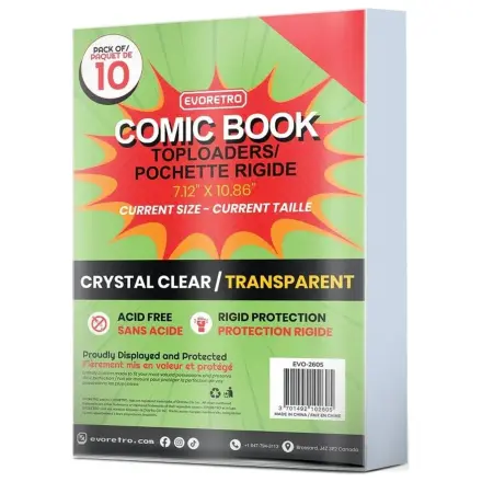 Evoretro Comics Topload Holder 10-Pack Current product photo