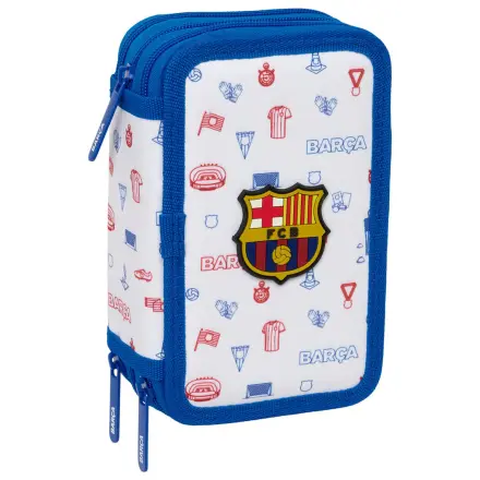 F.C. Barcelona Baby triple pencil case 37pcs product photo