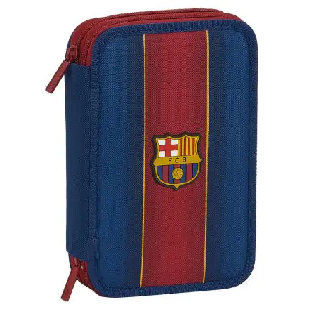 F.C. Barcelona double pencil case 34pcs product photo