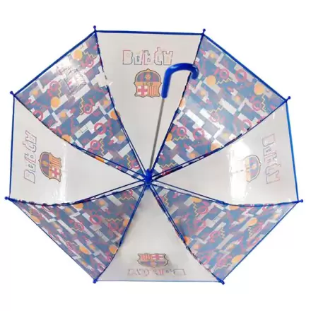 F.C Barcelona manual transparent umbrella 48cm product photo