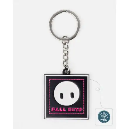 Fall Guys Metal Keychain Square Eyes product photo