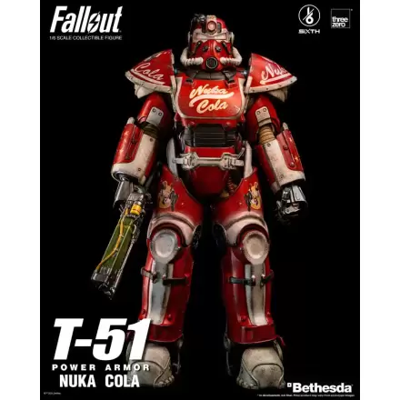 Fallout Action Figure 1/6 T-51 Nuka Cola Power Armor 37 cm termékfotója