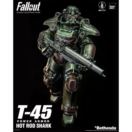 Fallout FigZero Action Figure 1/6 T-45 Hot Rod Shark Power Armor 37 cm termékfotója