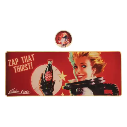 Fallout Desk Pad & Coaster Set Nuka-Cola  product photo