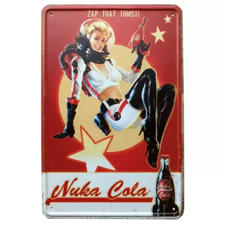 Fallout Metal Sign Nuka Cola Girl termékfotója