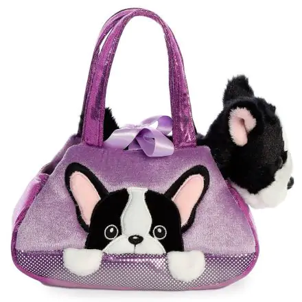 Fancy Pal Mauve Bulldog soft plush toy 21cm product photo