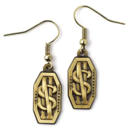 Fantastic Beasts Newt Scamander Logo earrings product photo