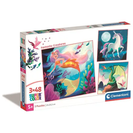 Fantastic Creatures Magic 3x48 Piece Puzzle Clementoni product photo