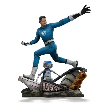 Fantastic Four Art Scale Statue 1/10 Mr. Fantastic and H.E.R.B.I.E 26 cm product photo