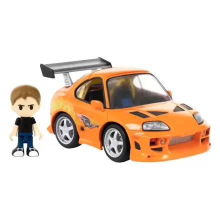 Fast & Furious Q-Village Vehicle with mini-figure Toyota Supra JZA80 9 cm product photo