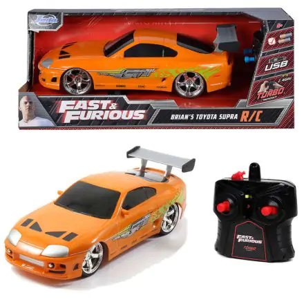 Fast and Furious Toyota Supra orange 1995 radio controlled car product photo