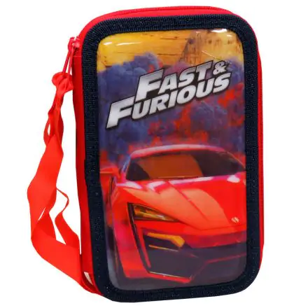 Fast and Furious triple pencil case product photo