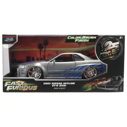 Fast & Furious Diecast Vehicle 1:24 Anniversary Nissan Skyline 19 cm product photo