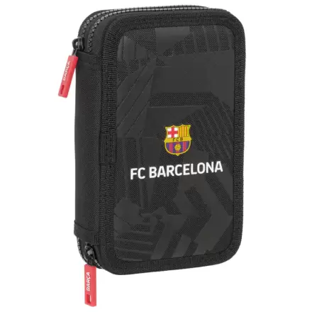 FC Barcelona Black double pencil case 29pcs termékfotója