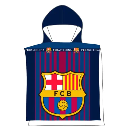 FC Barcelona microfibre poncho towel product photo