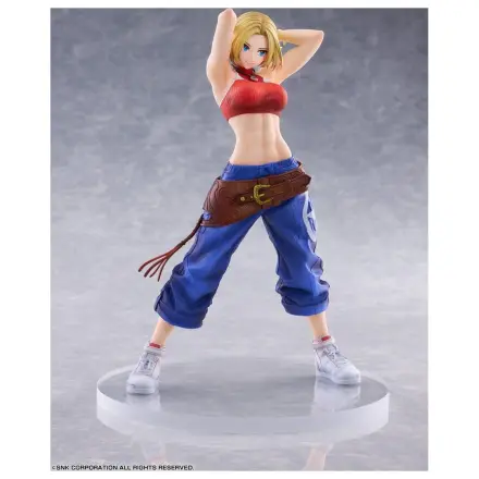 Fighting Girls Collection The King of Fighters XV PVC Figure 1/7 Blue Mary AmiAmi Limited Edition 26 cm product photo