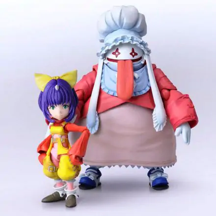 Final Fantasy IX Bring Arts Action Figures Eiko Carol & Quina Quen 9 - 14 cm product photo