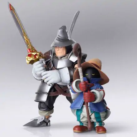 Final Fantasy IX Bring Arts Action Figures Vivi Ornitier & Adelbert Steiner 10 - 15 cm product photo