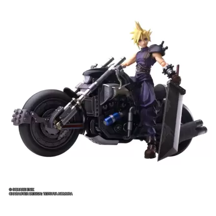 Final Fantasy VII Bring Arts Action Figure and vehicle Cloud Strife & Hardy-Daytona 15 cm termékfotója