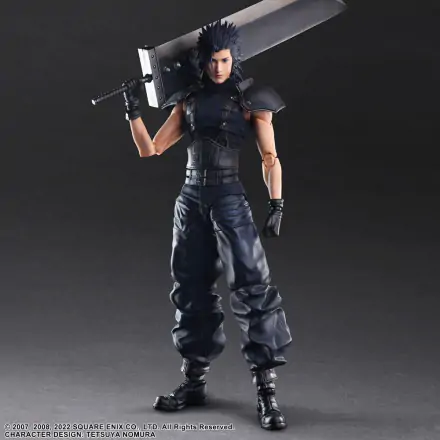 Final Fantasy VII Crisis Core Reunion Play Arts Kai Action Figure Zack Fair Soldier 1St Class 27 cm termékfotója