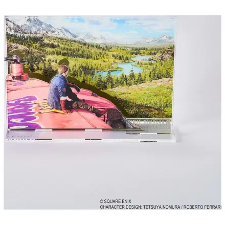 Final Fantasy VII Rebirth Acrylic Diorama Cid Key Art    product photo