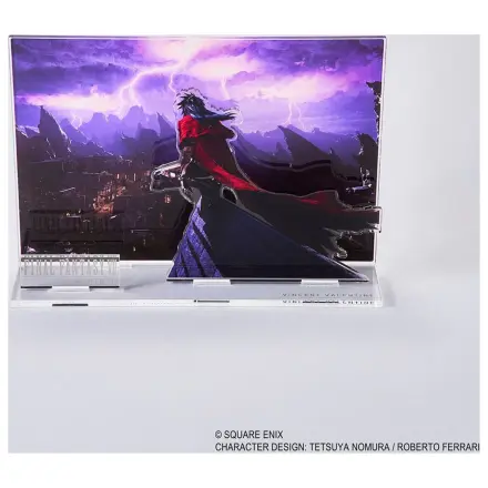 Final Fantasy VII Rebirth Acrylic Diorama Vincent Key Art    product photo