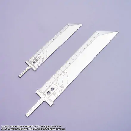 Final Fantasy VII Remake Aluminum Ruler Set Buster Sword product photo