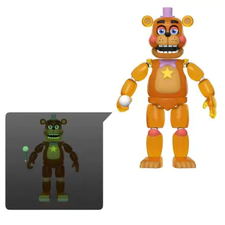 Five Nights at Freddy's Pizza Simulator Action Figure Rockstar Freddy (Translucent) 13 cm product photo