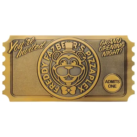 Five Nights at Freddy’s Replica Pizzaplex Opening Night Ticket Limited Edition product photo