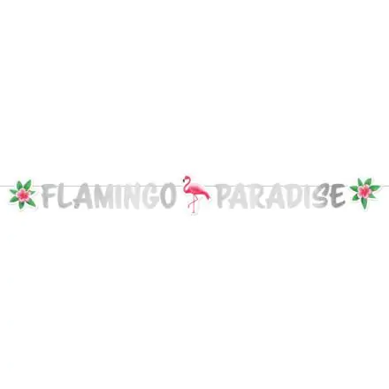 Flamingo Paradise Paper Sign 135 cm product photo