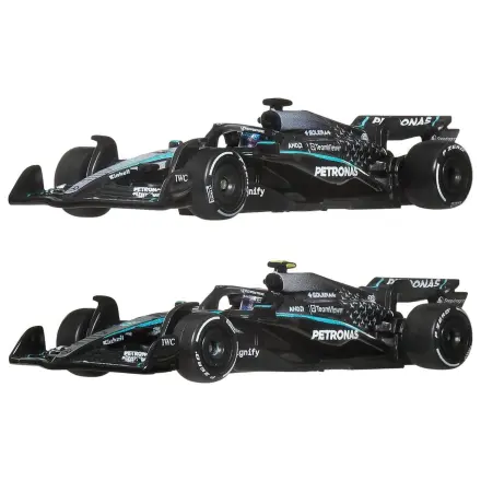 Formula 1 Hot Wheels Premium Die-Cast Vehicle 2-Pack 1:64 Team Mercedes-AMG PETRONAS product photo