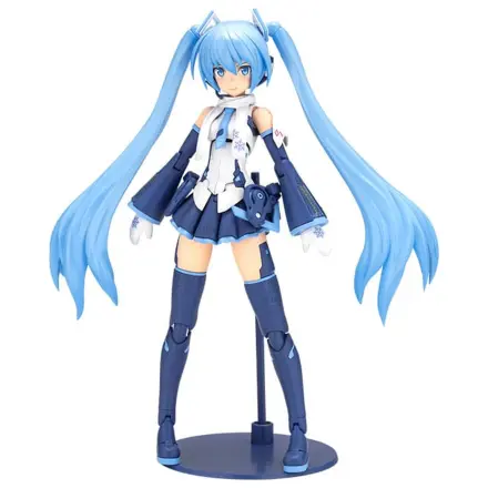 Frame Arms Girl x Hatsune Miku Plastic Model Kit Frame Music Girl Snow Miku Another Color Ver. 15 cm  product photo