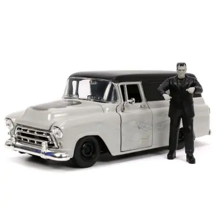 Frankenstein Chevy Suburban Delivery 1957 car + figure set product photo