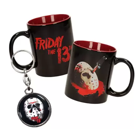 Friday the 13th Mug and Metal keychain product photo
