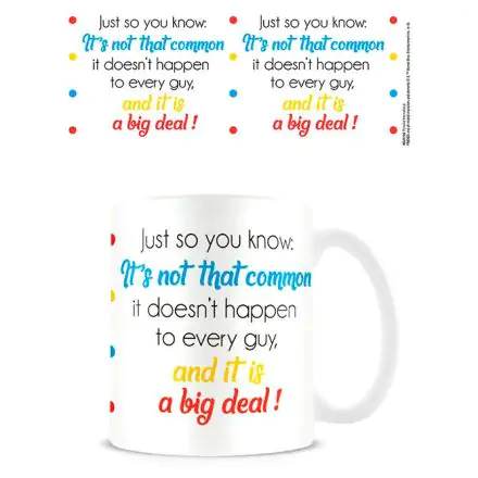 Friends Mug Big Deal product photo