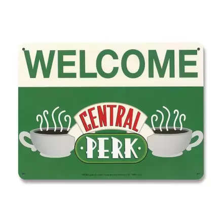 Friends Tin Sign Central Perk Welcome 15 x 21 cm termékfotója