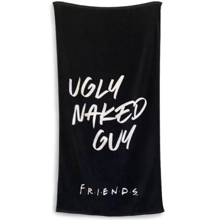 Friends Towel Ugly Naked Guy Black 150 x 75 cm product photo