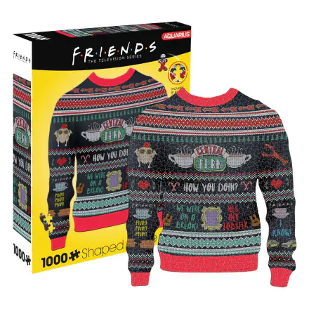 Friends Jigsaw Puzzle Ugly Christmas Sweater (1000 pieces) product photo