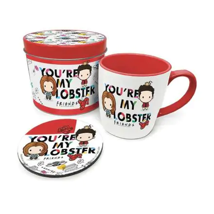 Friends Mug with Coaster You're my Lobster - Chibi product photo