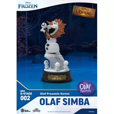 Frozen Mini Diorama Stage PVC Statue Olaf Presents Olaf Simba 12 cm termékfotója
