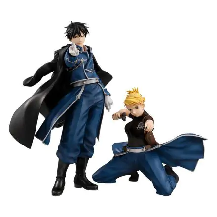 Fullmetal Alchemist Precious G.E.M. Series Statues Roy Mustang & Liza Hawkeye 12 - 22 cm product photo