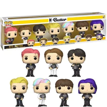 BTS POP! Rocks Vinyl Figures 7-Pack Butter 9 cm termékfotója