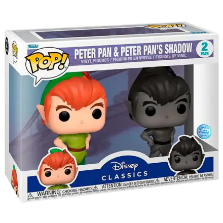 Disney Peter Pan POP! Vinyl Figures 2-Pack Peter Pan w/Shadow 9 cm termékfotója