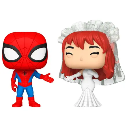 Funko POP pack 2 figures Marvel Spider-Man and MJ product photo