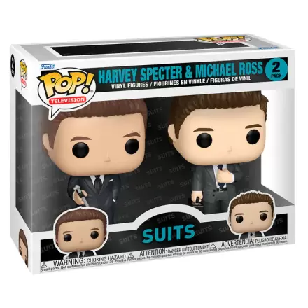 Funko POP pack 2 figures Suits Harvey Specter & Michael Ross product photo